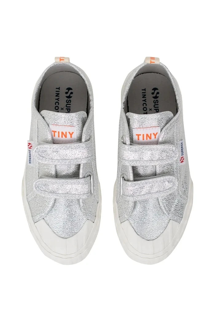 Детски ниски кецове Tinycottons METALLIC SNEAKERS X SUPERGA