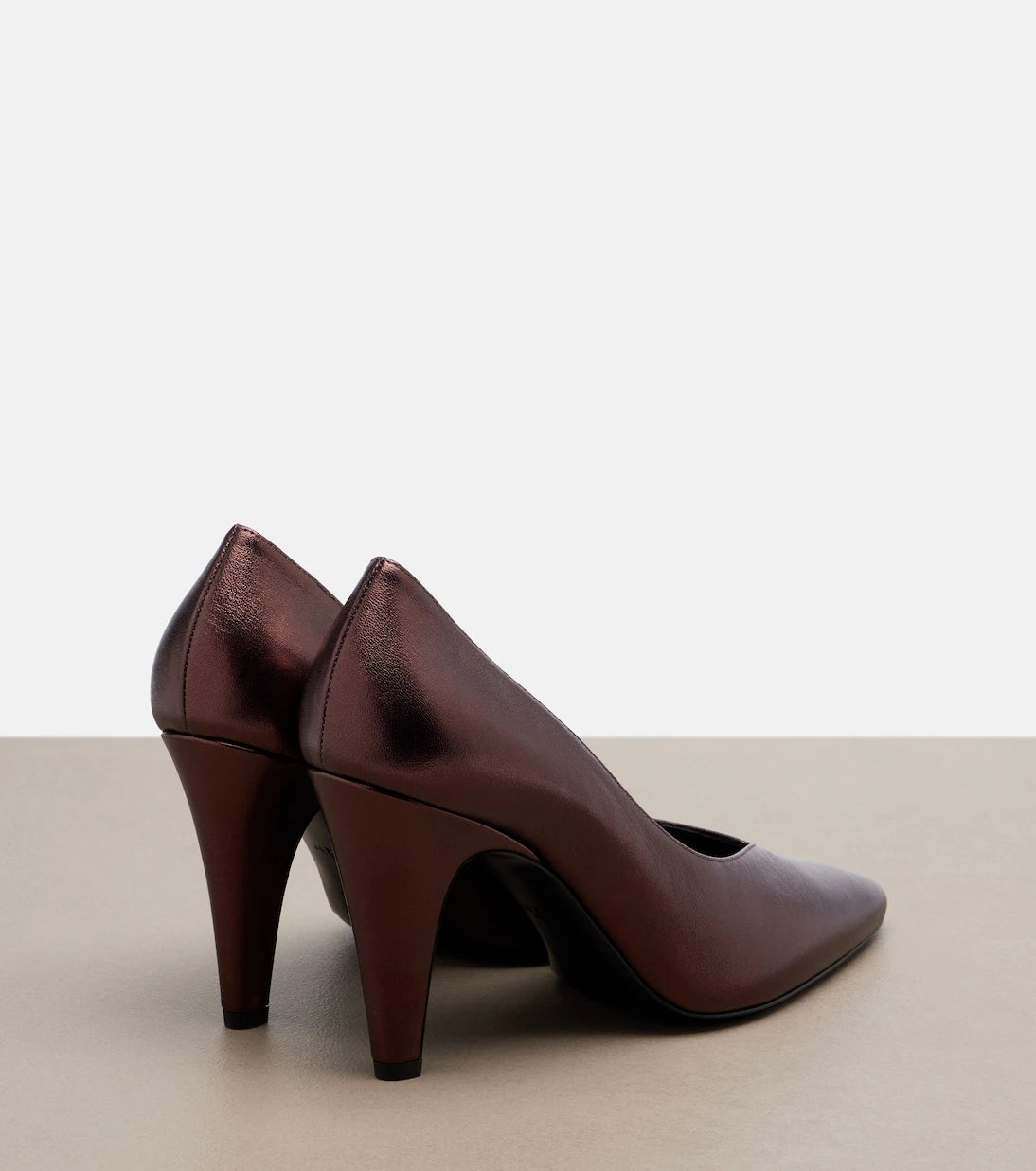 Alaïa - Metallic leather pumps
