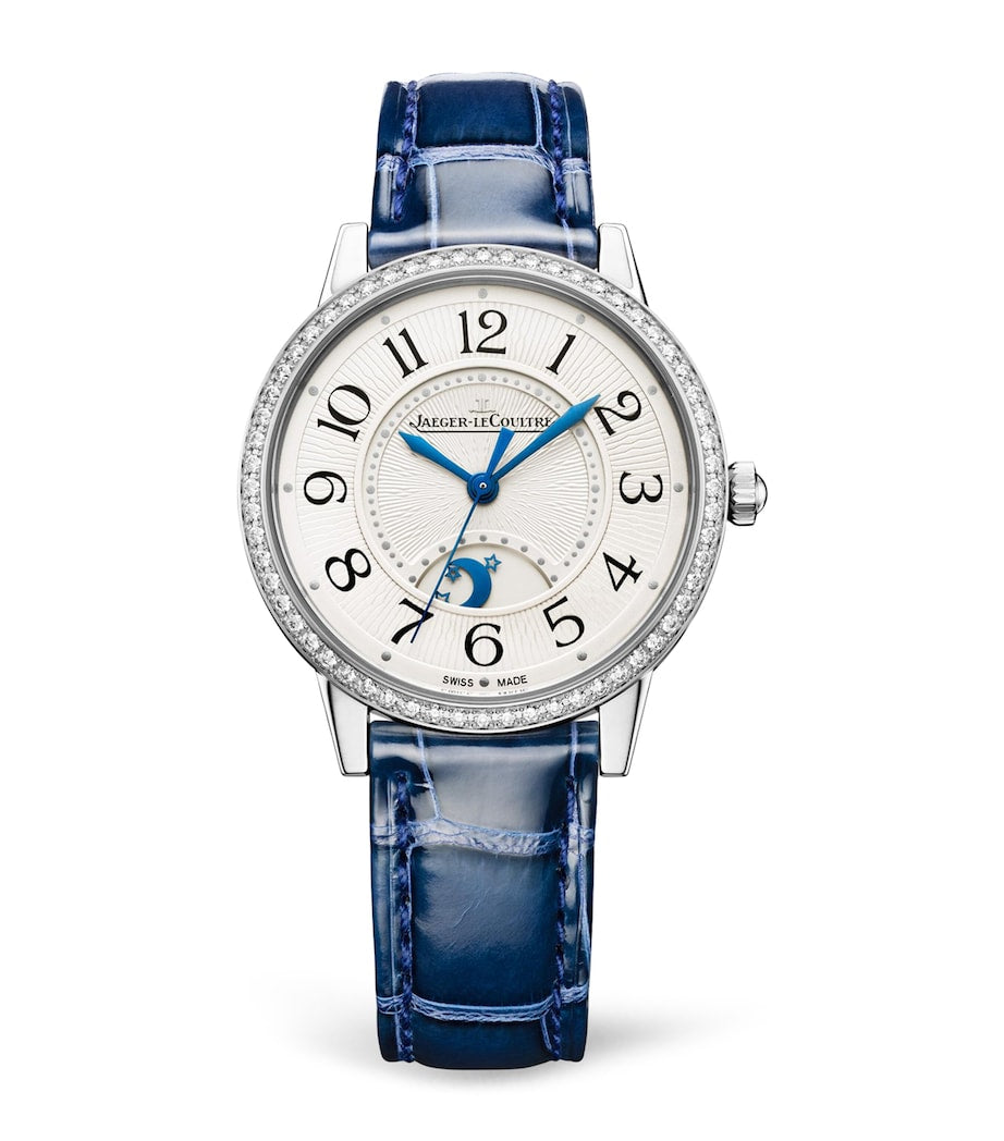 Medium Stainless Steel and Diamond Rendez-Vous Night & Day Watch 34mm