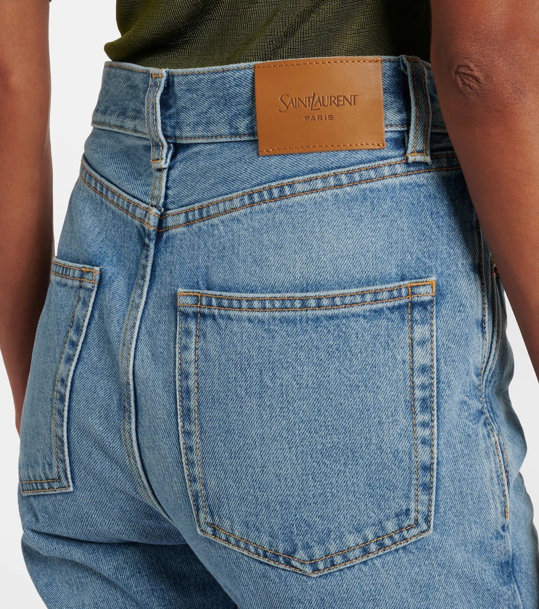 Saint Laurent - Mid-rise bootcut jeans