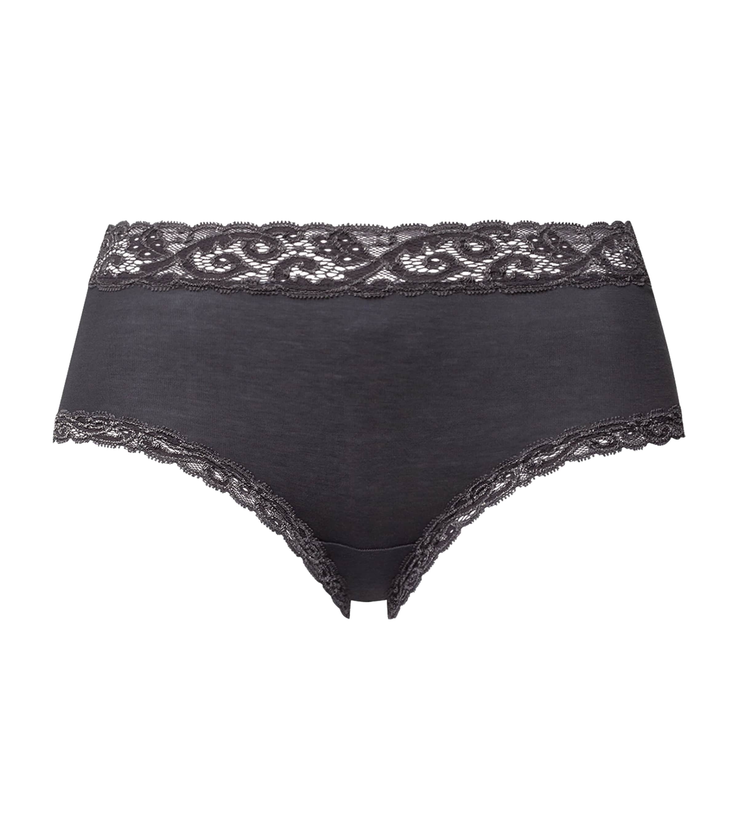 Mercerised Cotton Moments Maxi Briefs BLACK PEARL