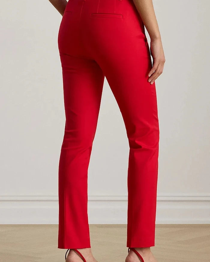 Lauren Ralph Lauren kadın pamuk pantolon