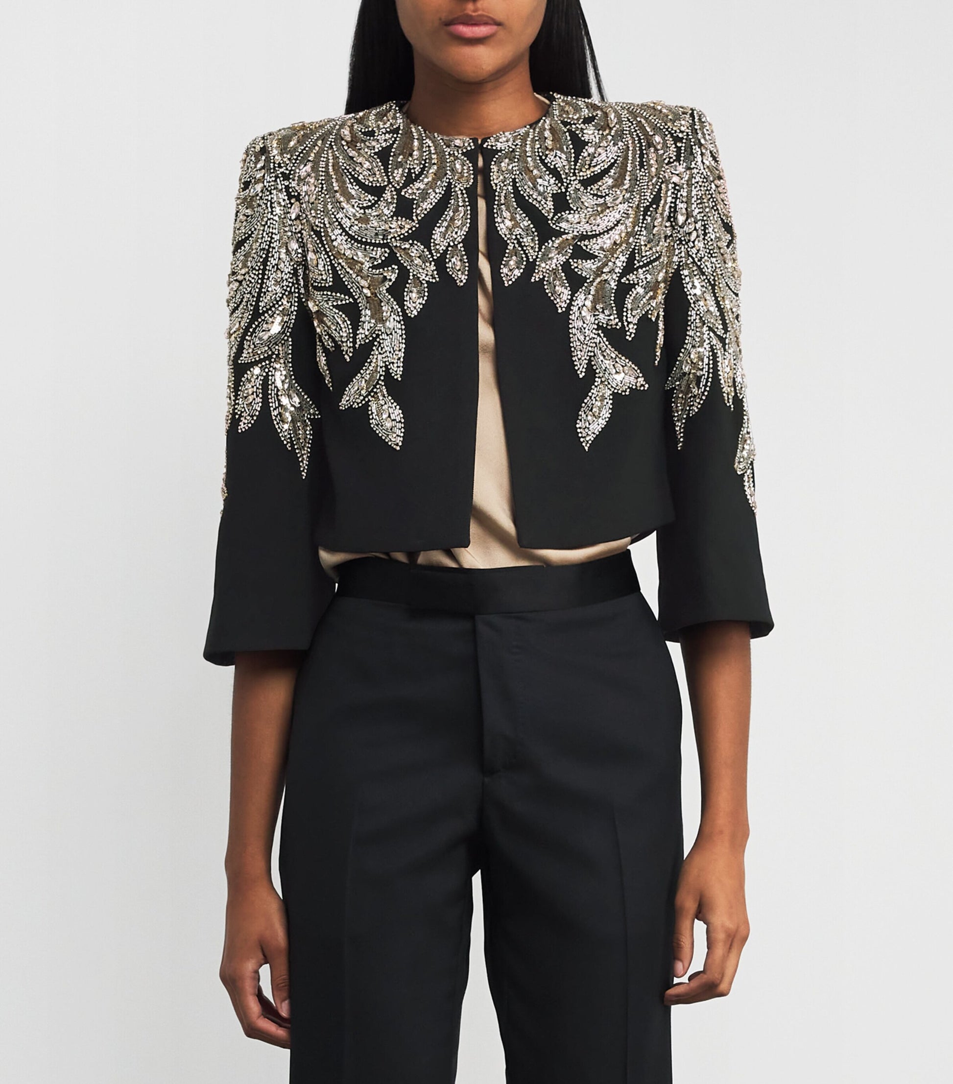 Embellished Versailles Cropped Jacket