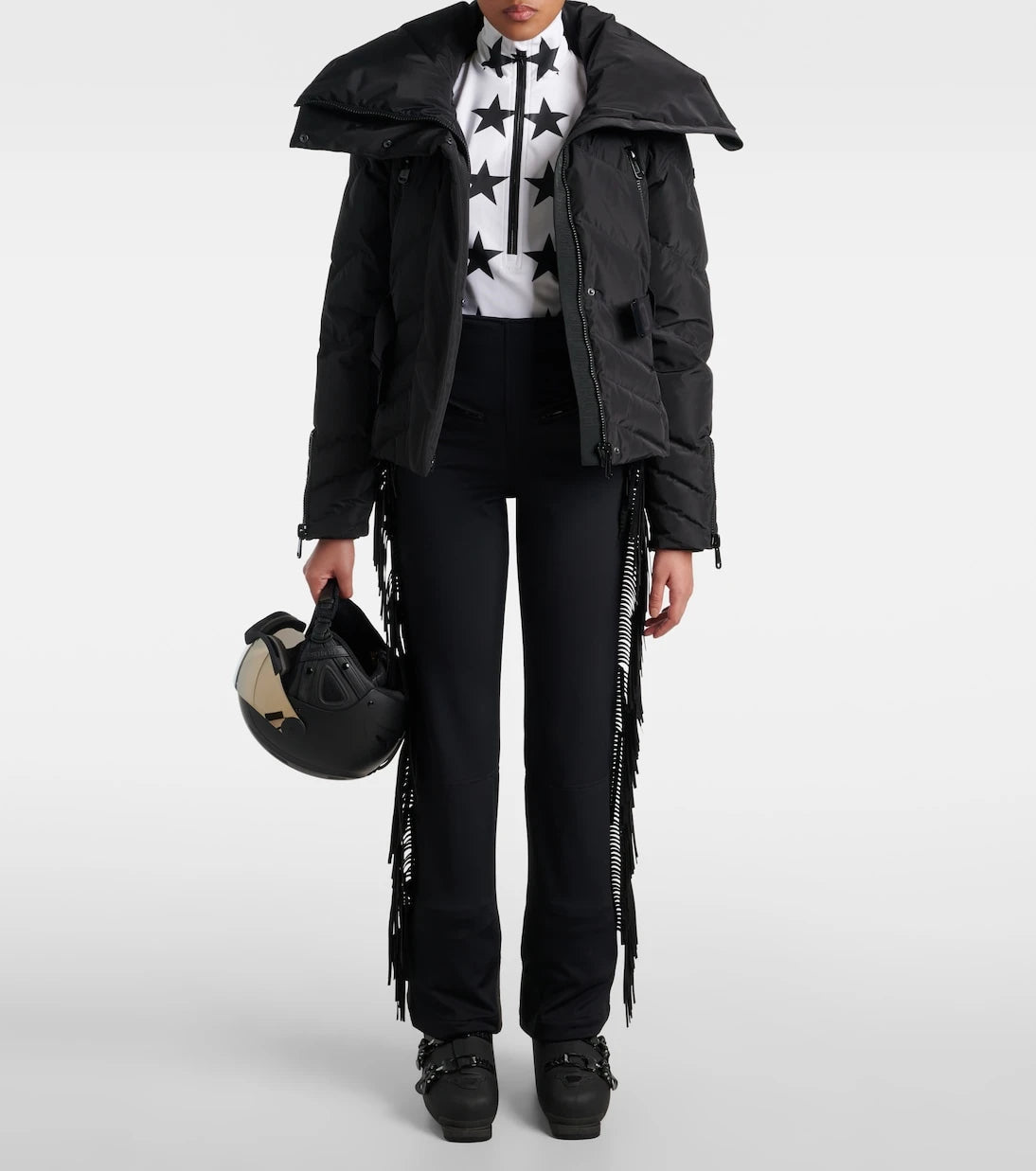 Goldbergh - Lunaria printed half-zip ski top