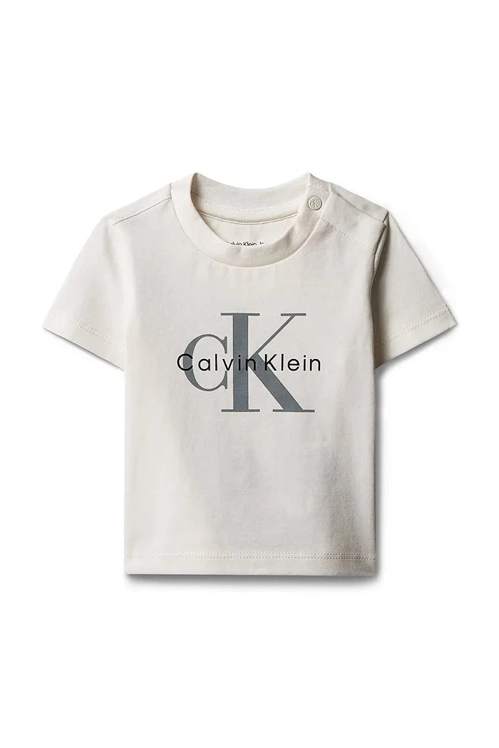 Calvin Klein Jeans çocuk pamuklu elastanlı tişört