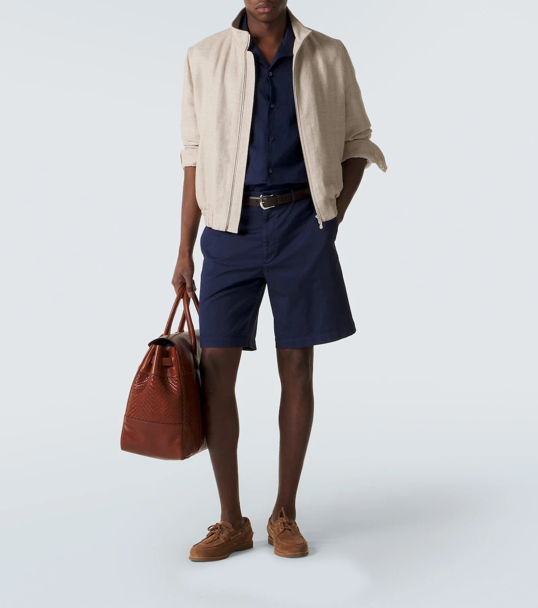 Brunello Cucinelli - Cotton-blend shorts