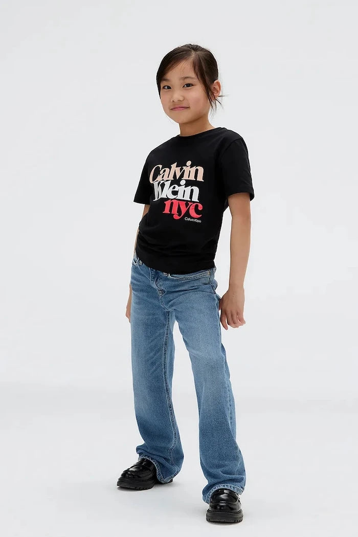 Calvin Klein Jeans HR WIDE LEG Çocuk Kot Pantolon