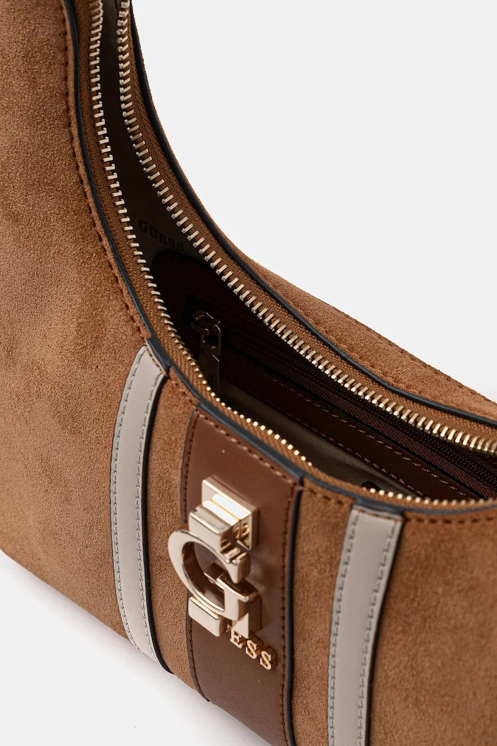 Велурена чанта Guess ERENIA