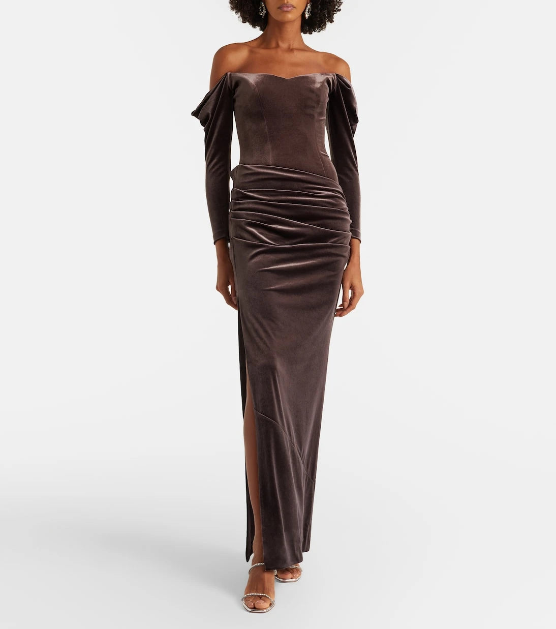 Alex Perry - Draped velvet gown