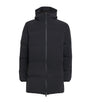 Black Down Hybrid Puffer Coat