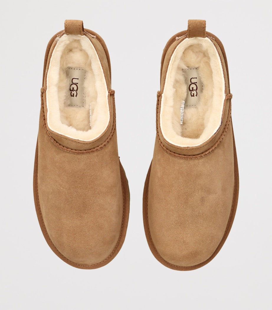 Suede Classic Micro Boots CHESTNUT