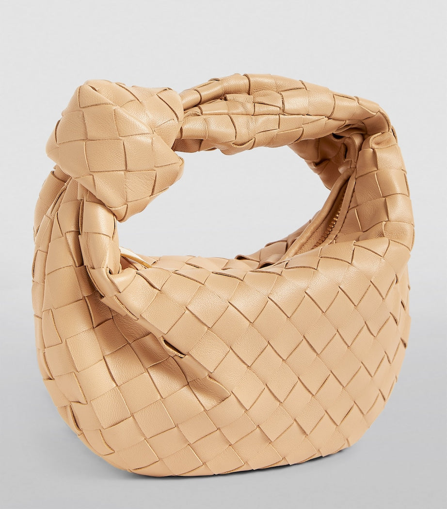 Mini Leather Jodie Bag ALMOND-GOLD