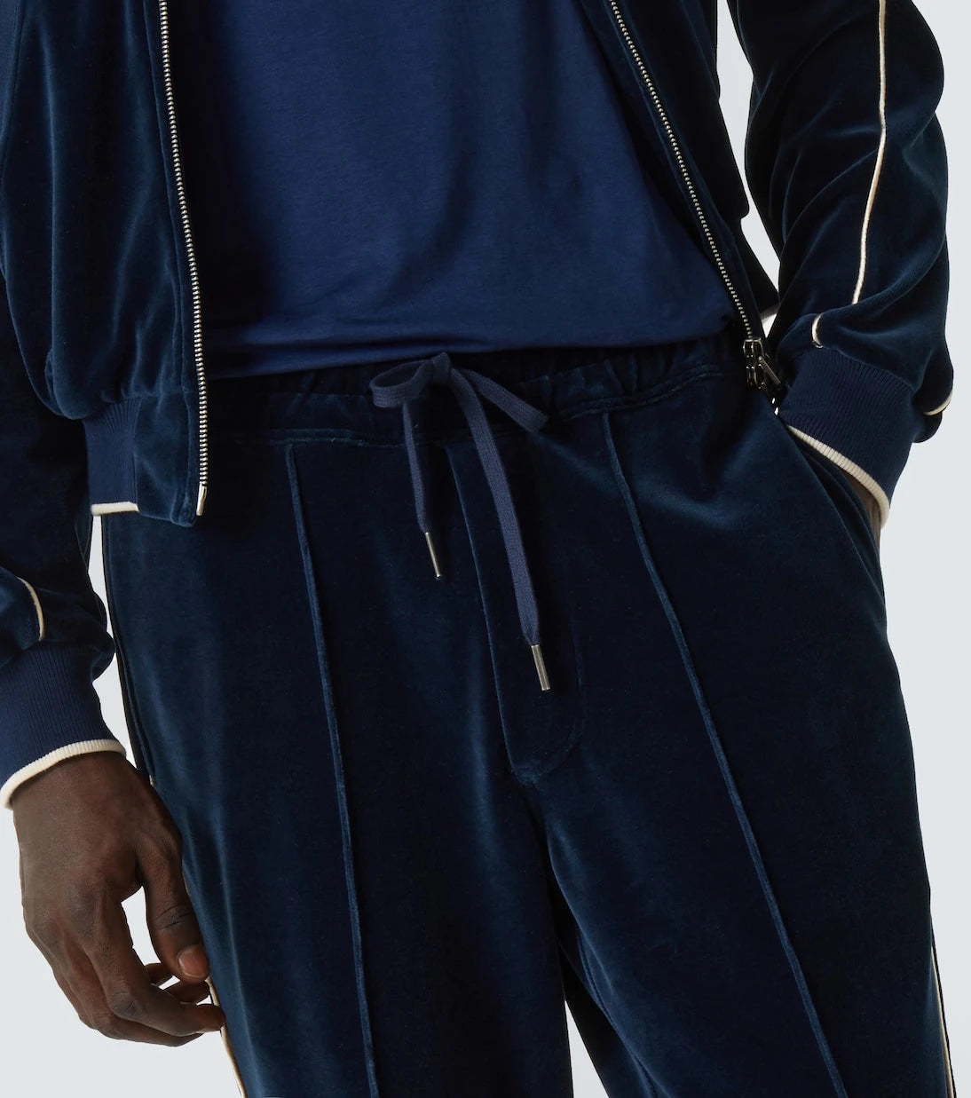 Tom Ford - Cotton-blend velour track pants