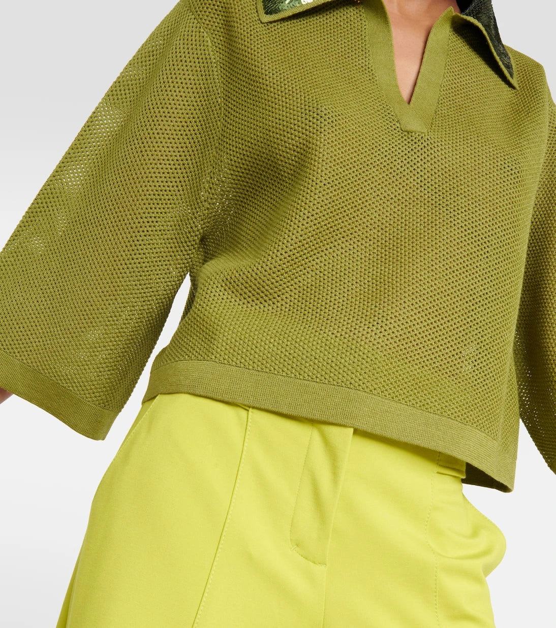 Dorothee Schumacher - Essential Ease wool-blend crop top