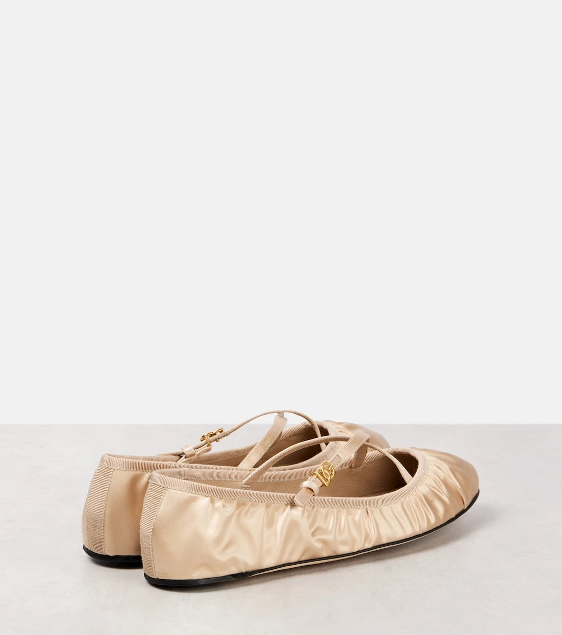 Dolce&Gabbana - Vally satin ballet flats