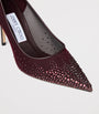 Love 100 Embellished Mesh Pumps DEEP MERLOT/DEEP MER