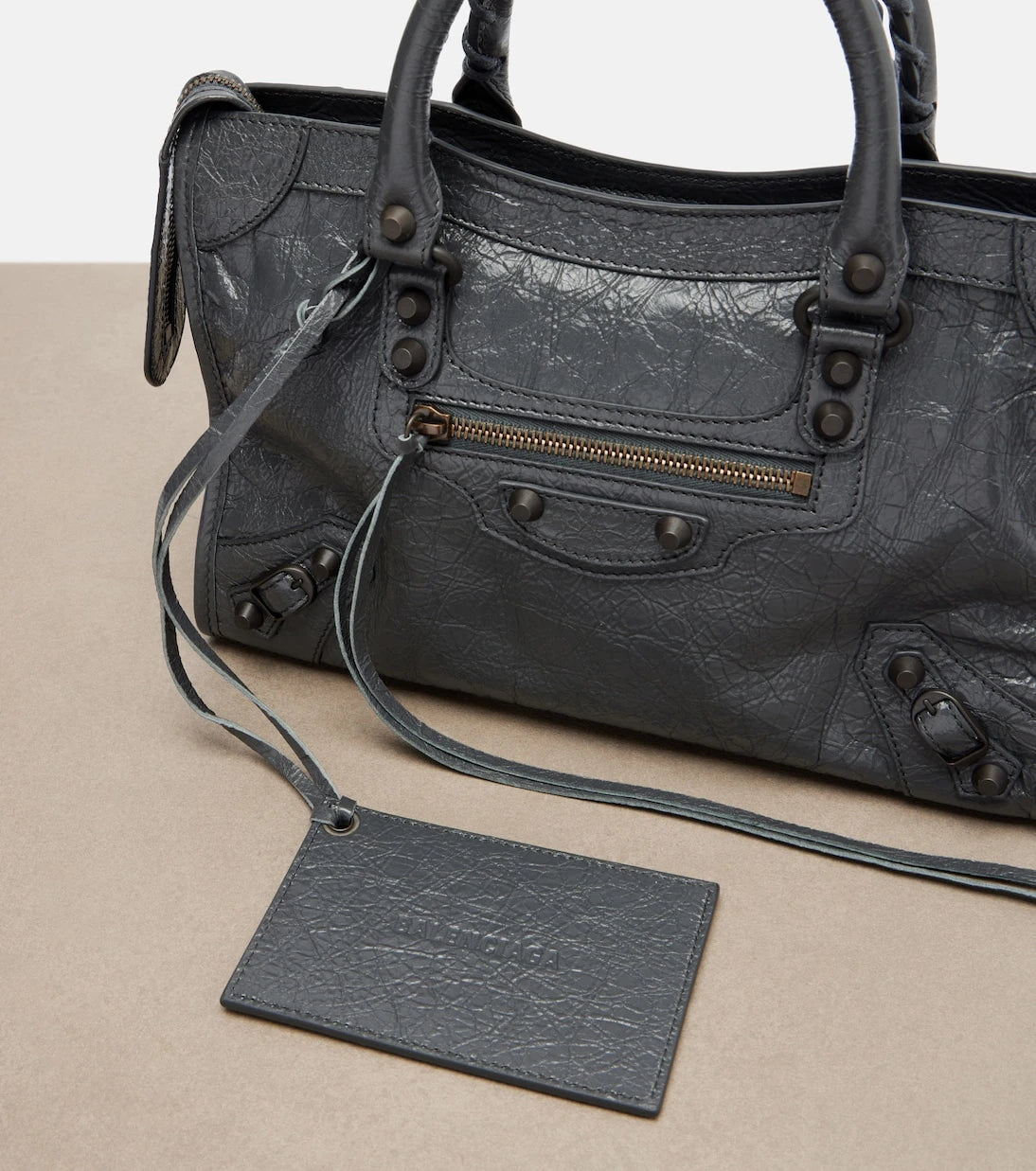 Balenciaga - Le City leather tote bag