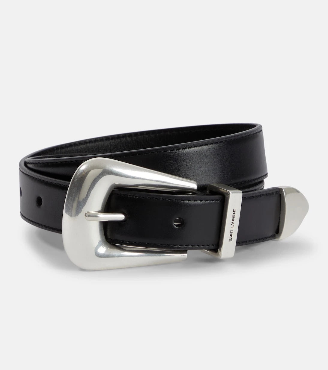 Saint Laurent - Folk leather belt