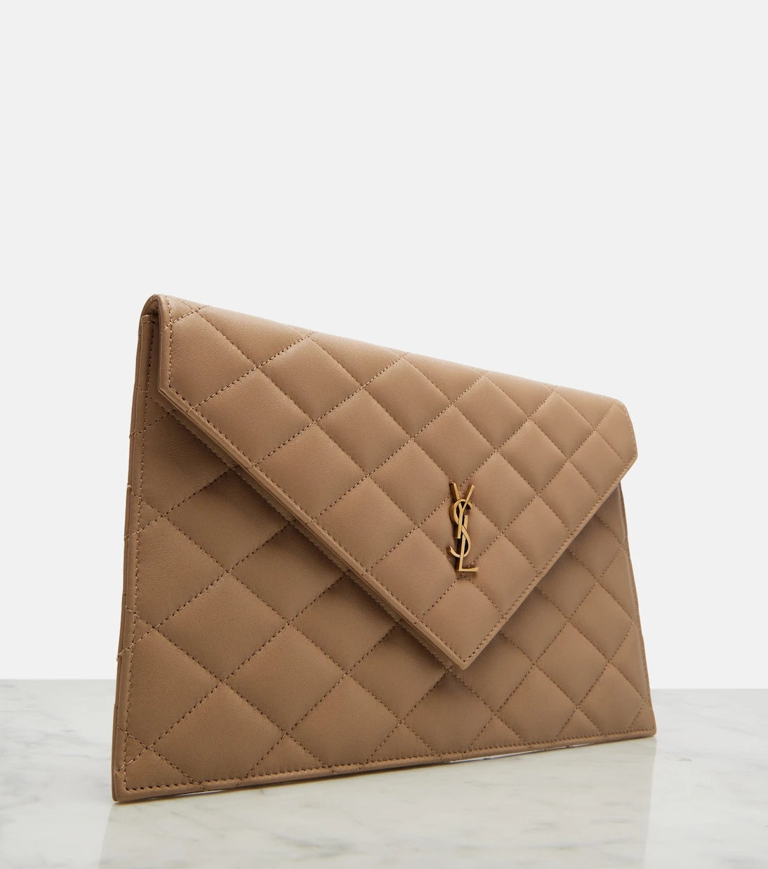 Saint Laurent - Paris Cassandre leather pouch
