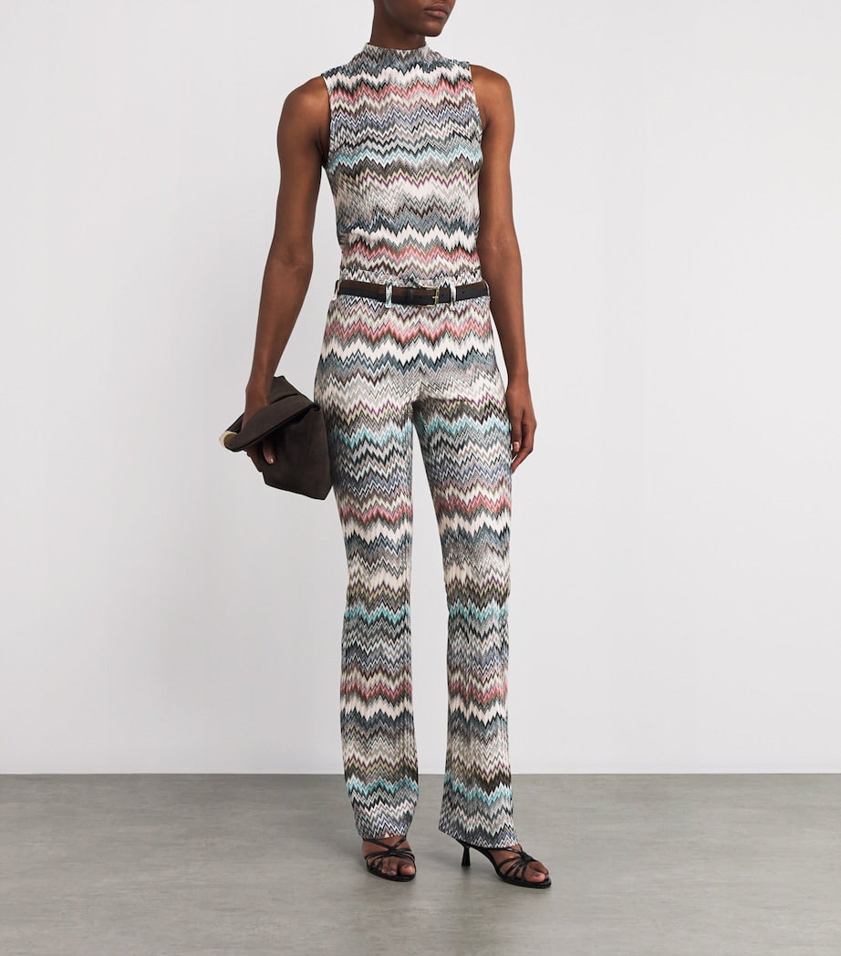 Missoni Multi Zigzag Flared Trousers