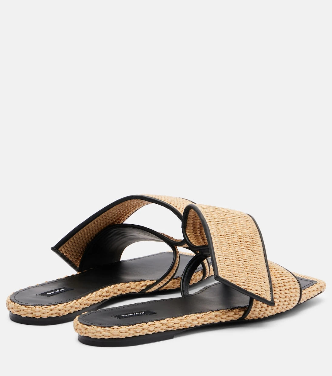 Givenchy - Twisted Ribbon leather-trimmed sandals