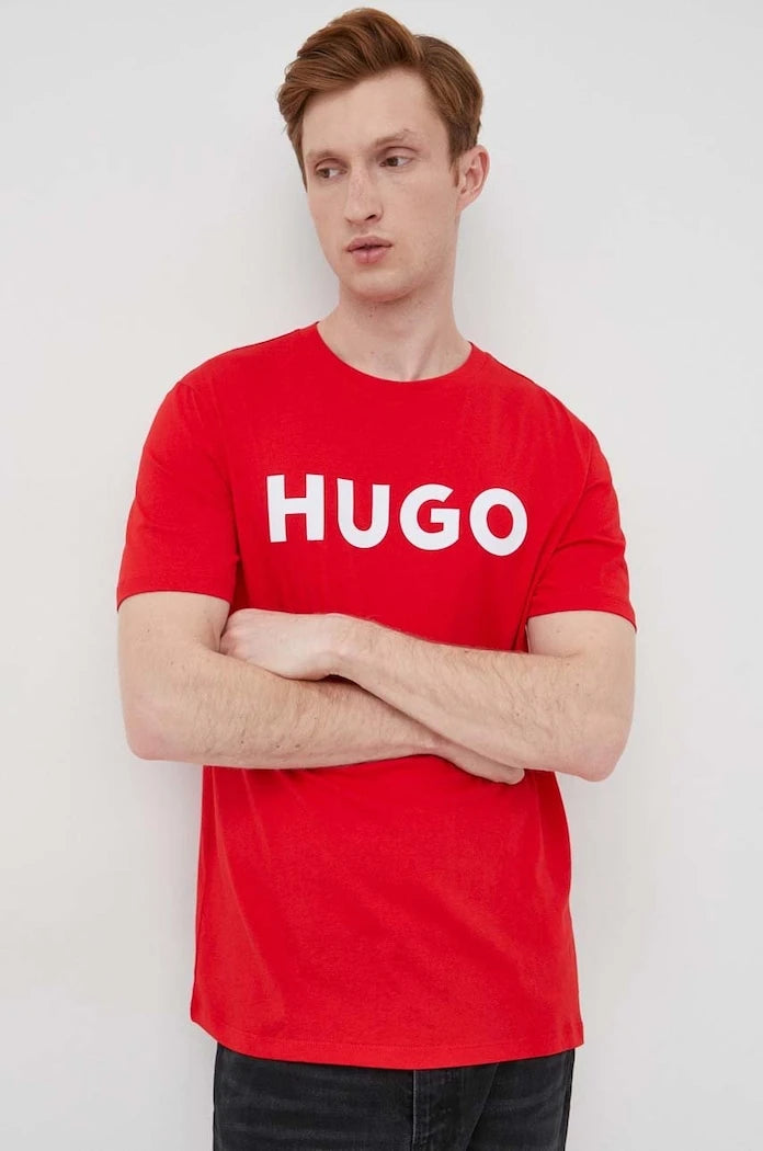 HUGO тениска мъжка от памук Dulivio