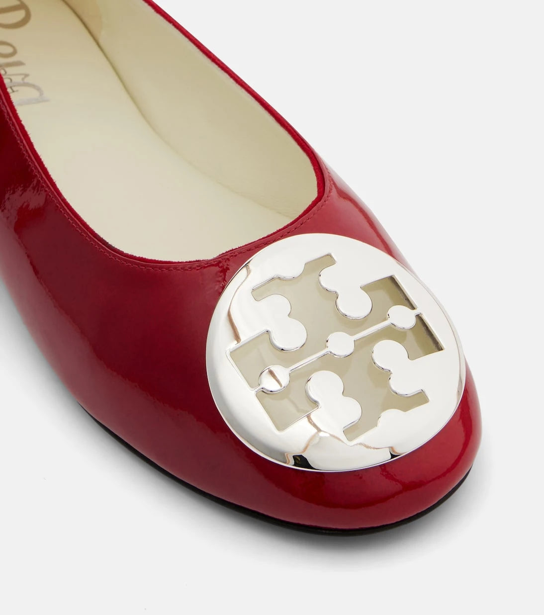 Tory Burch - Reva embellished patent leather ballet flats