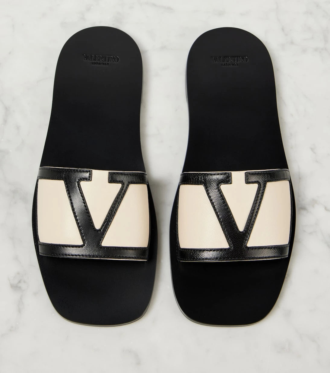 Valentino Garavani - Viva Superstar leather slides