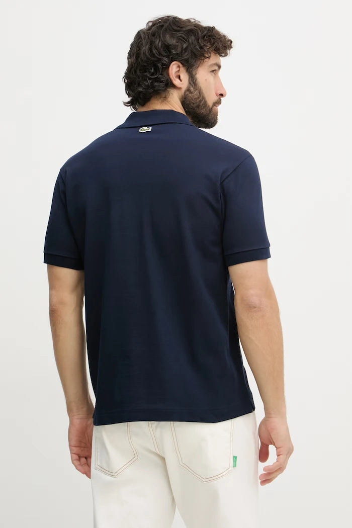 Lacoste тениска с яка мъжка от памук