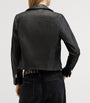 AllSaints Black Leather Dalby Biker Jacket