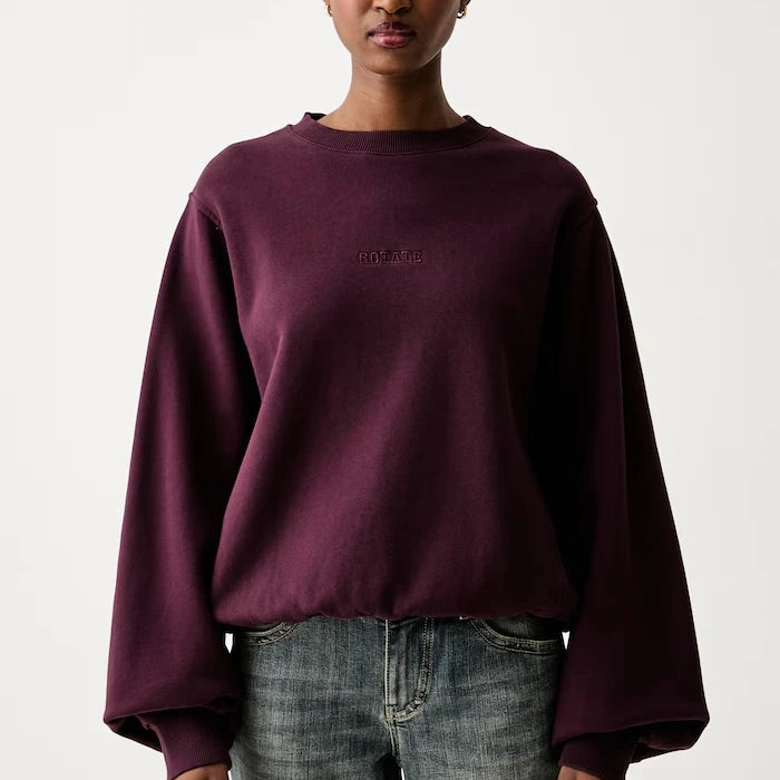 Rotate kadın pamuklu sweatshirt