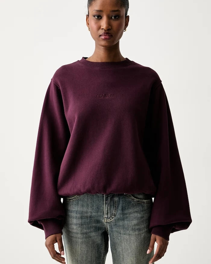Rotate kadın pamuklu sweatshirt
