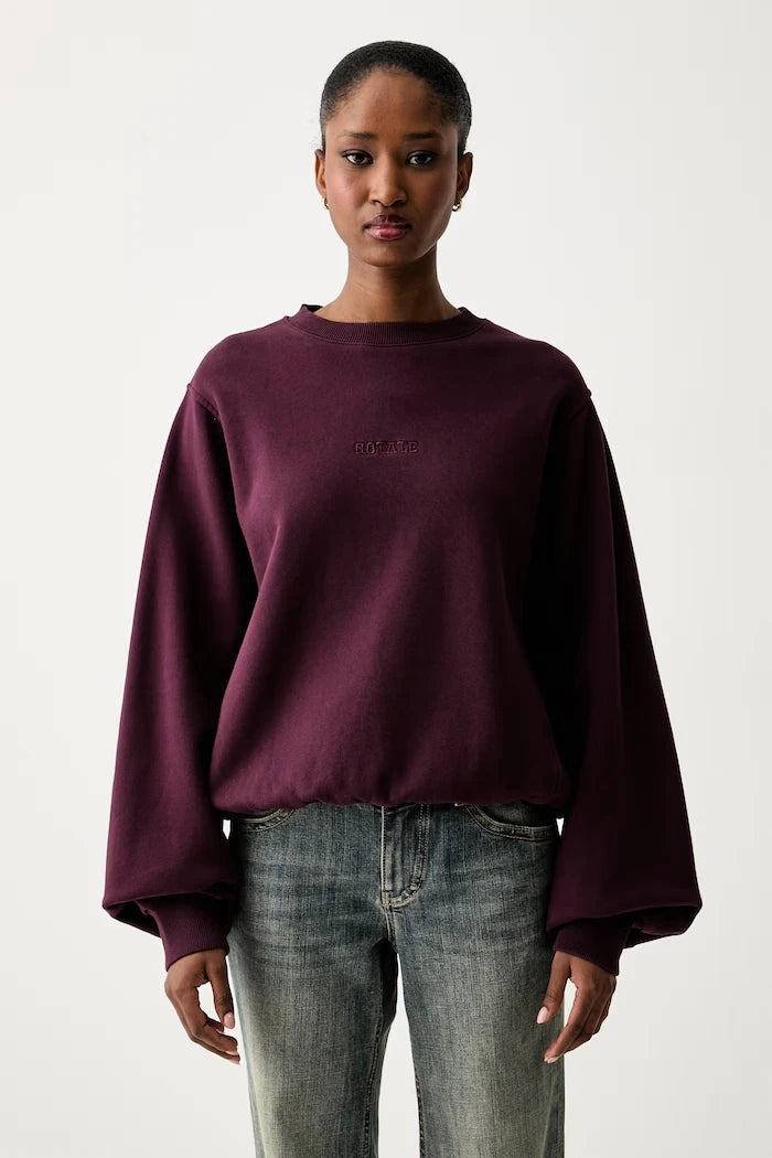 Rotate kadın pamuklu sweatshirt