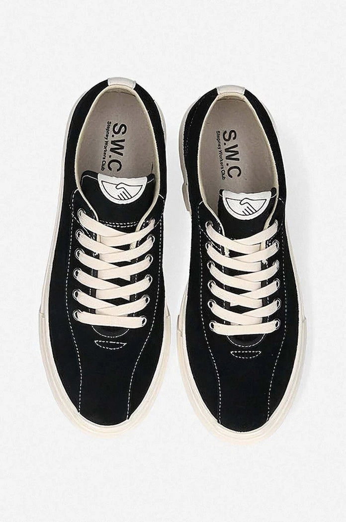 S.W.C Dellow Suede YA01135 BLKECRU Süet Sneakers