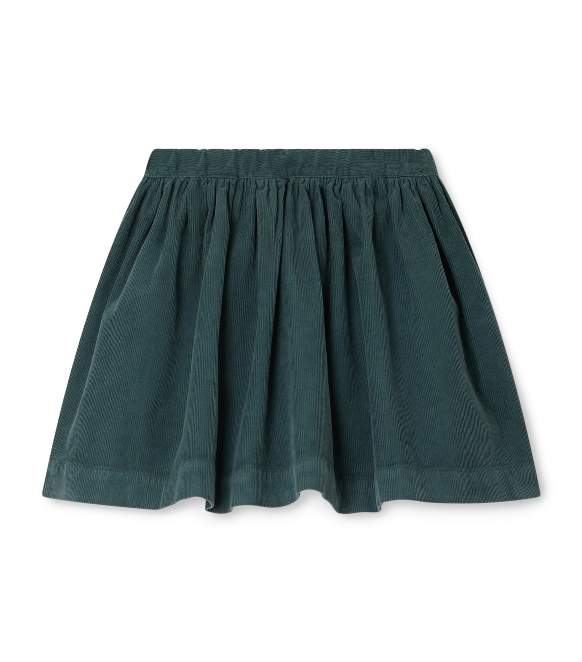 Stretch Cotton Corduroy Suzon Skirt (10-14 Years)