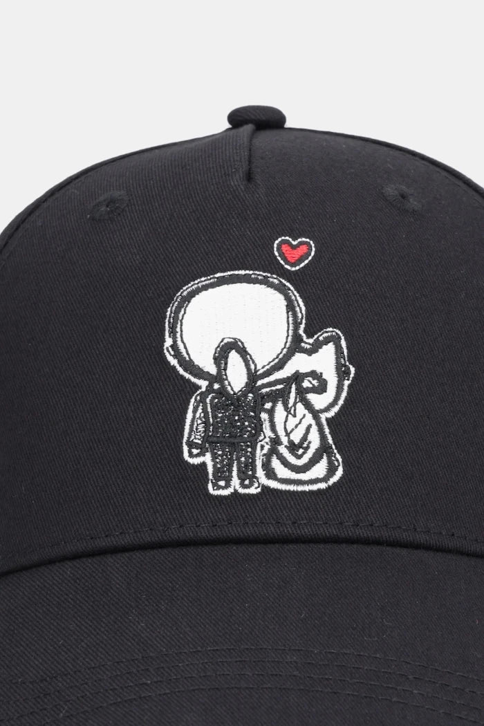 Памучна шапка с козирка Karl Lagerfeld IKON