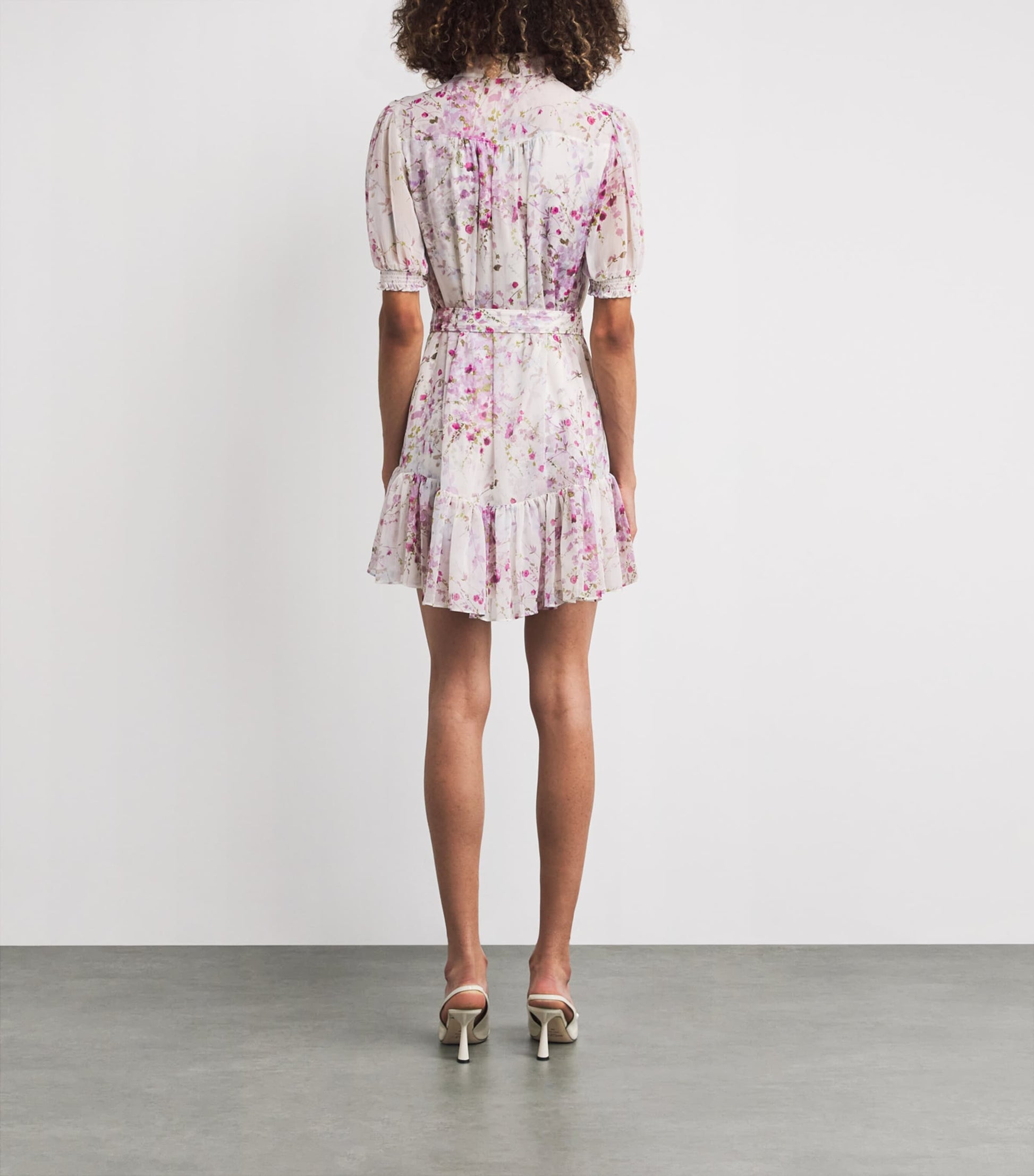 Midsummer Bloom Halbini Mini Dress