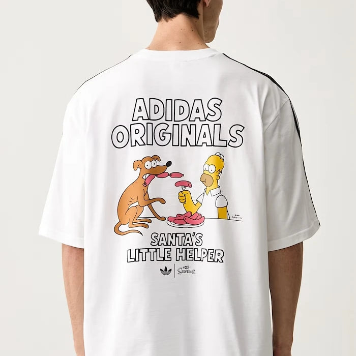 adidas Originals erkek pamuklu tişört Little Santas Helper