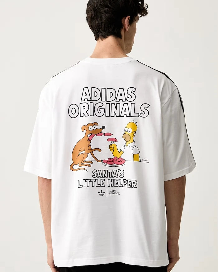 adidas Originals erkek pamuklu tişört Little Santas Helper