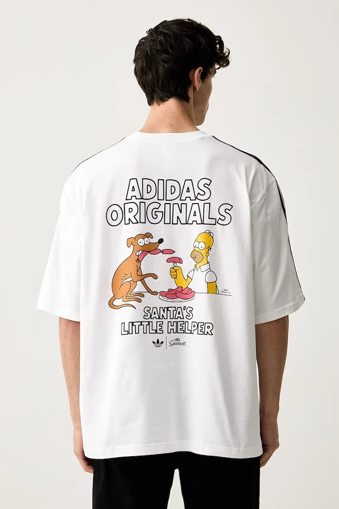 adidas Originals erkek pamuklu tişört Little Santas Helper