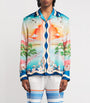 Silk Tennis Club Print Shirt