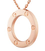 Rose Gold LOVE Necklace