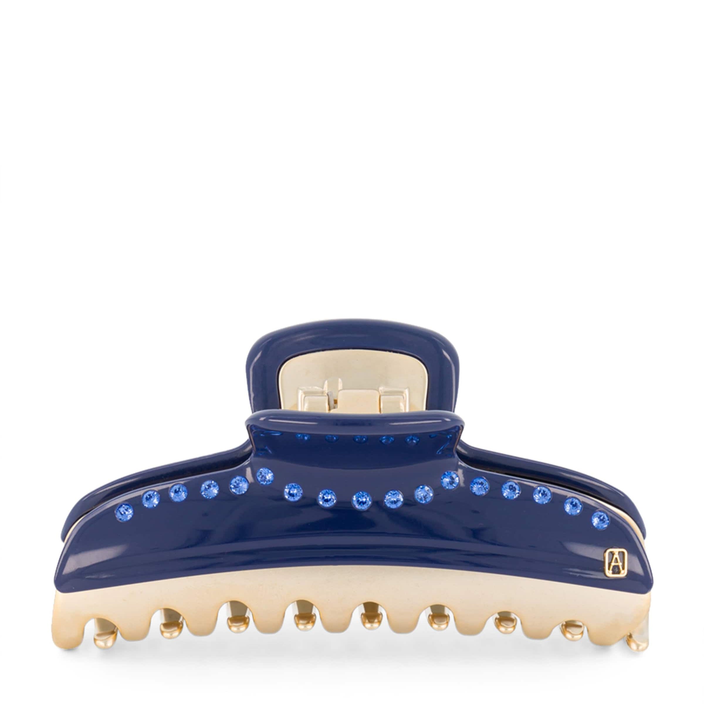 Alexandre de Paris Gold-Plated Crystal-Embellished Claw Hair Clip