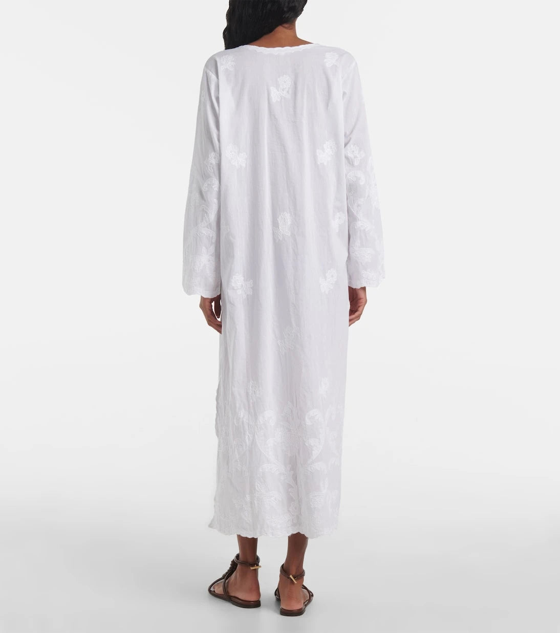 Juliet Dunn - Embroidered cotton kaftan