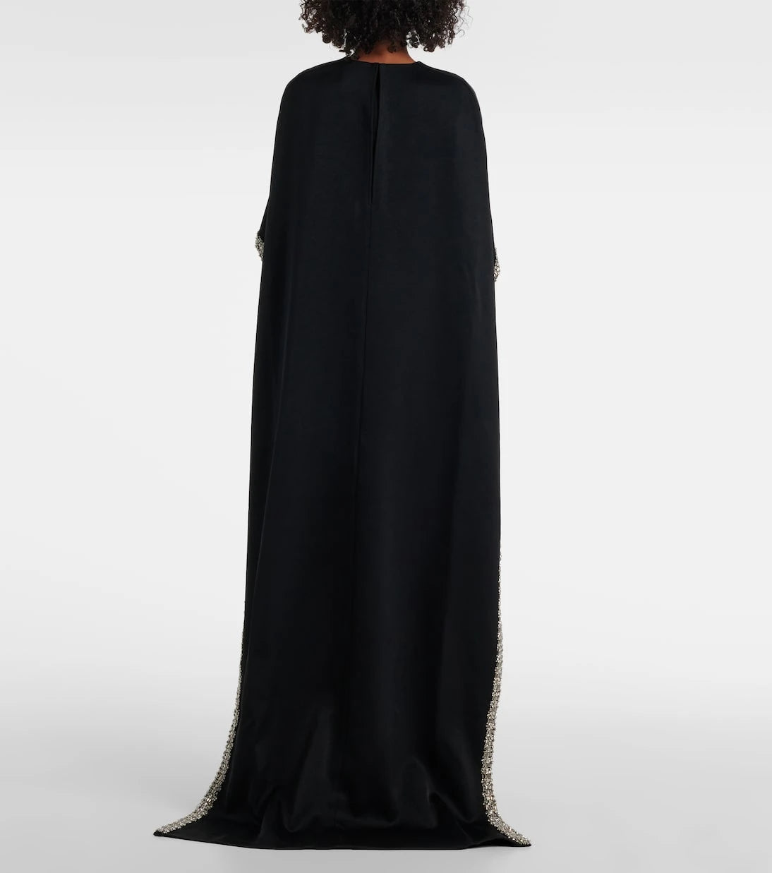 Roland Mouret - Embellished satin crêpe gown