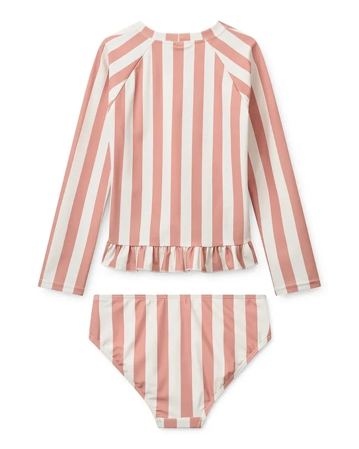 Liewood Çocuklar İçin İki Parçalı Mayo Dagny Stripe Swim Set
