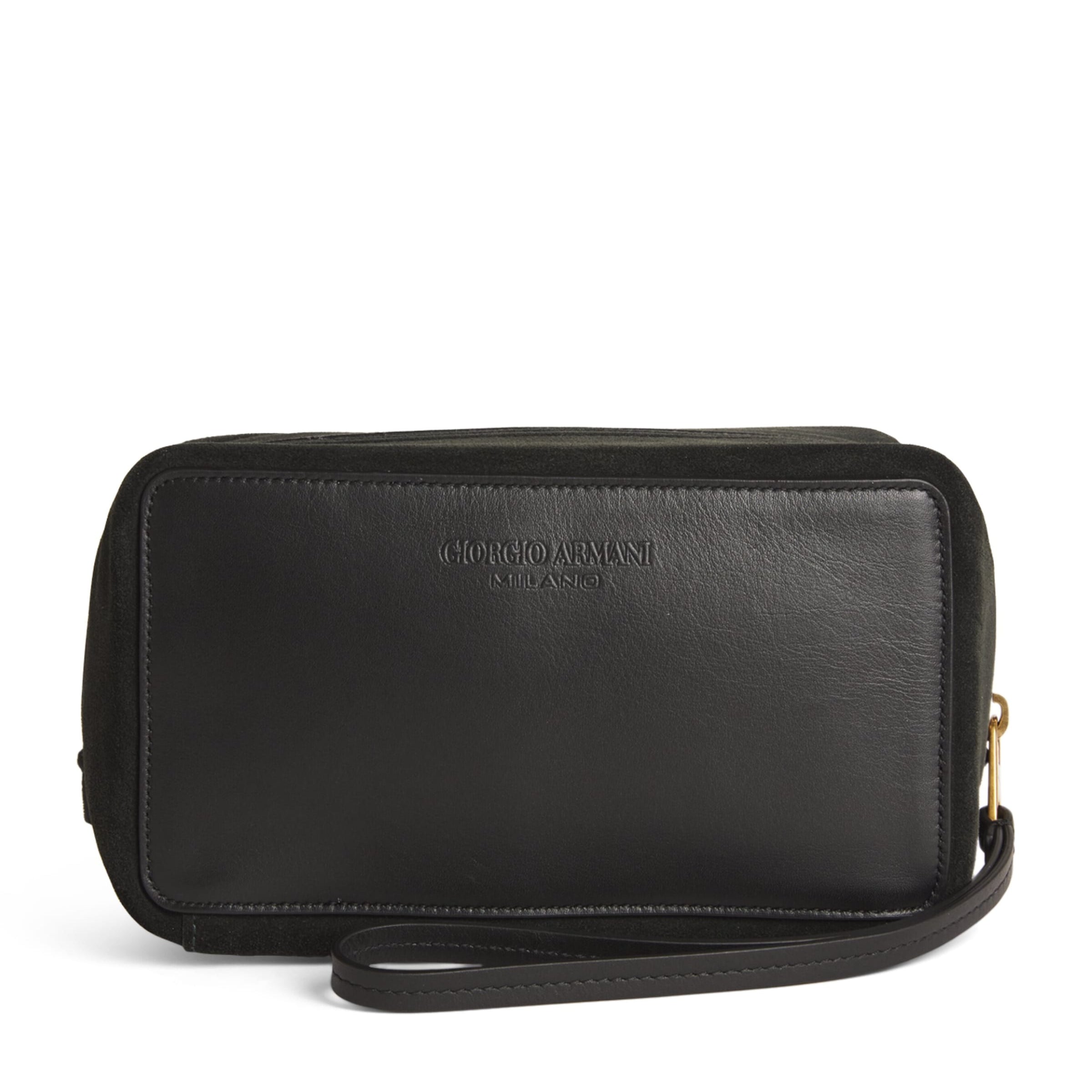 Giorgio Armani Leather Make-Up Bag