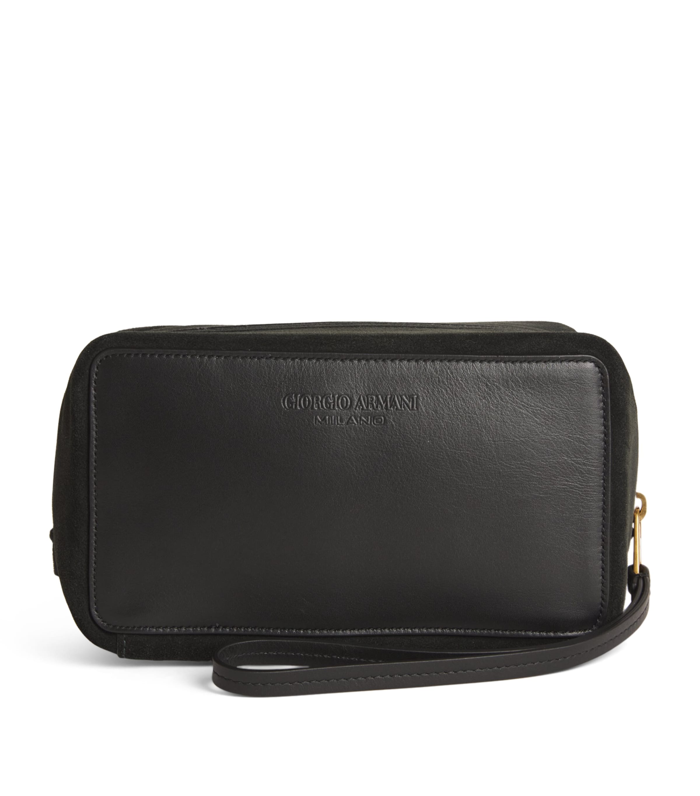 Giorgio Armani Leather Make-Up Bag