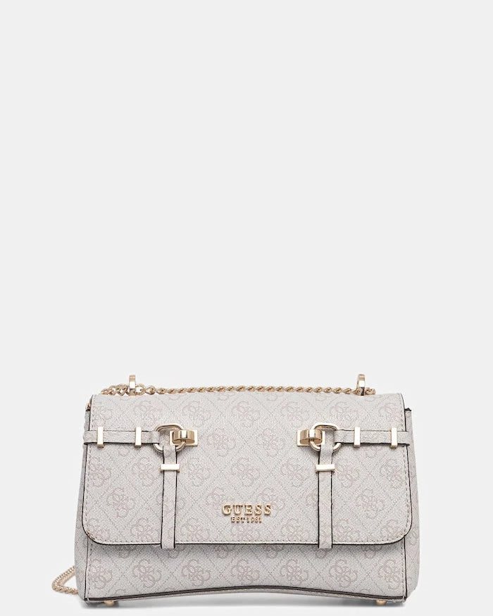 Guess LEONA suni deri kadın crossbody çanta