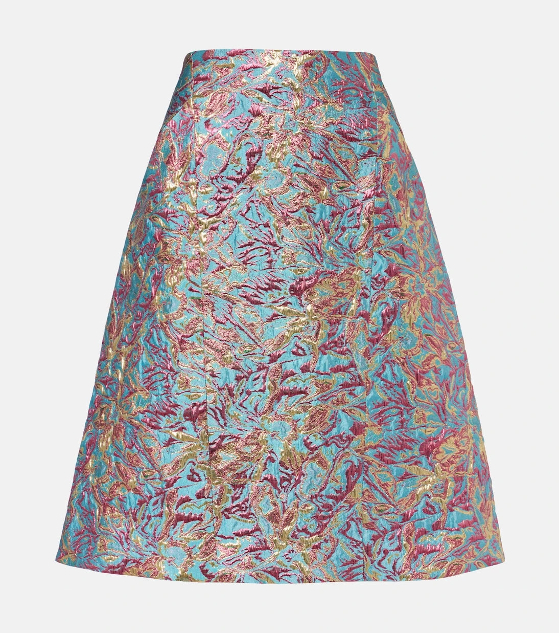 Dries Van Noten - Brocade midi skirt
